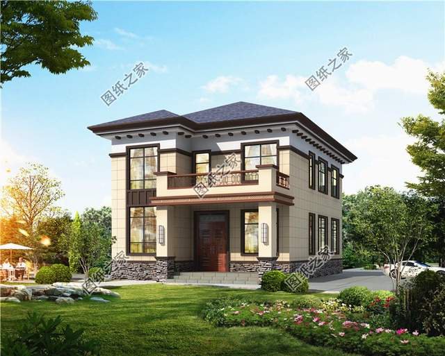 鄉(xiāng)村時尚二層小別墅，占地100平左右小面積大智慧