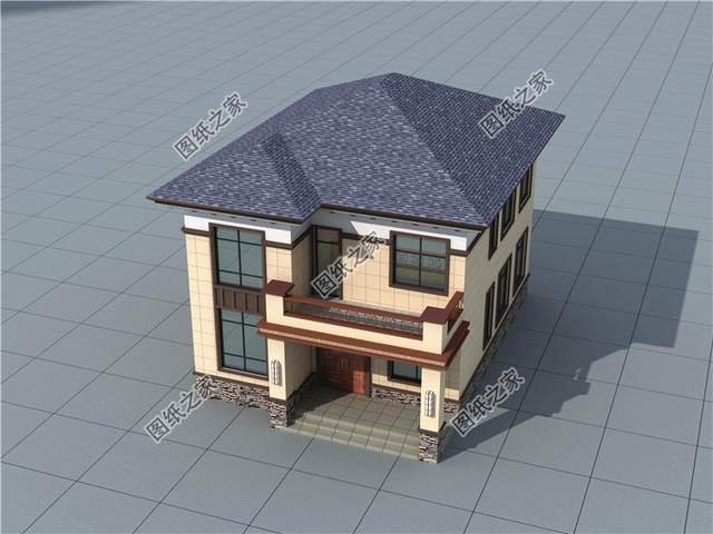 鄉(xiāng)村時尚二層小別墅，占地100平左右小面積大智慧