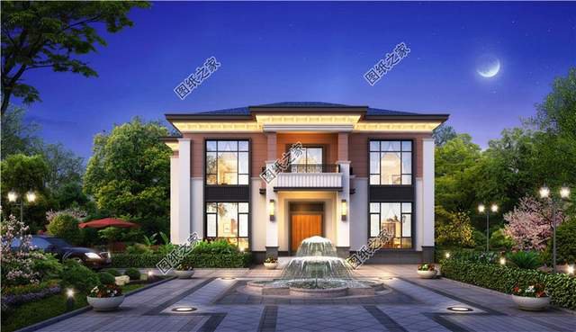 現(xiàn)代化時(shí)尚簡(jiǎn)約二層別墅設(shè)計(jì)圖紙，潮流時(shí)尚