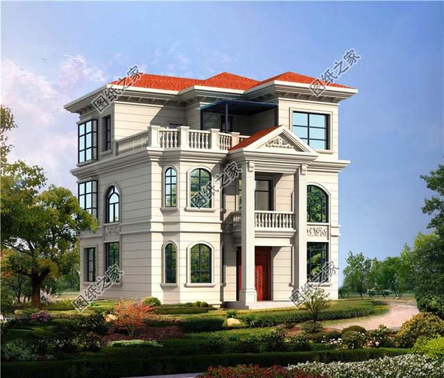 農村二層半自建房設計圖，在大而不俗的露臺上看日出日落