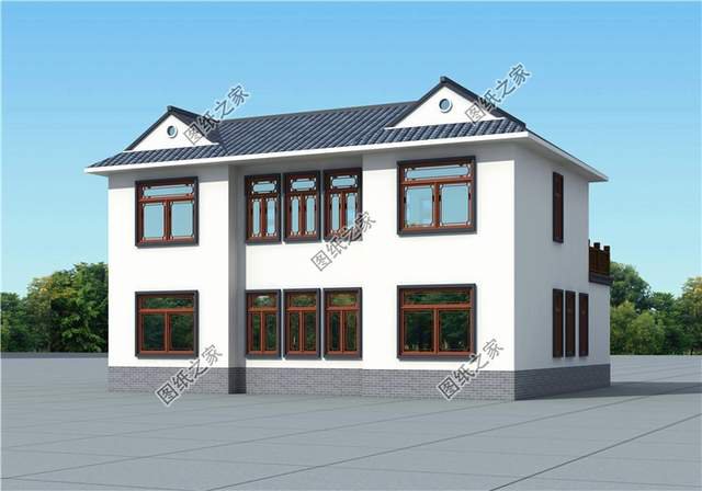 適合農(nóng)村居住的小戶型新中式二層四合院，世間最美好的風(fēng)景