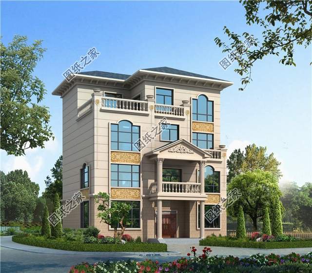 占地130平左右四層樓房設(shè)計圖，三代同堂都能住得過來