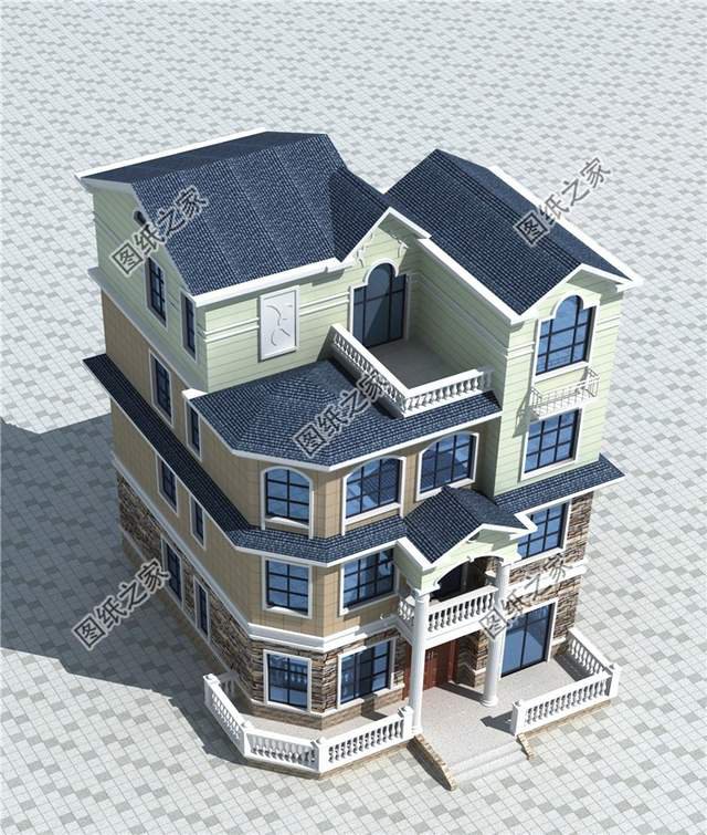 占地130平左右四層樓房設(shè)計圖，三代同堂都能住得過來