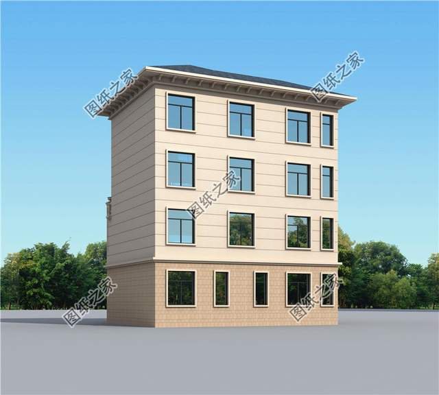 占地130平左右四層樓房設(shè)計圖，三代同堂都能住得過來