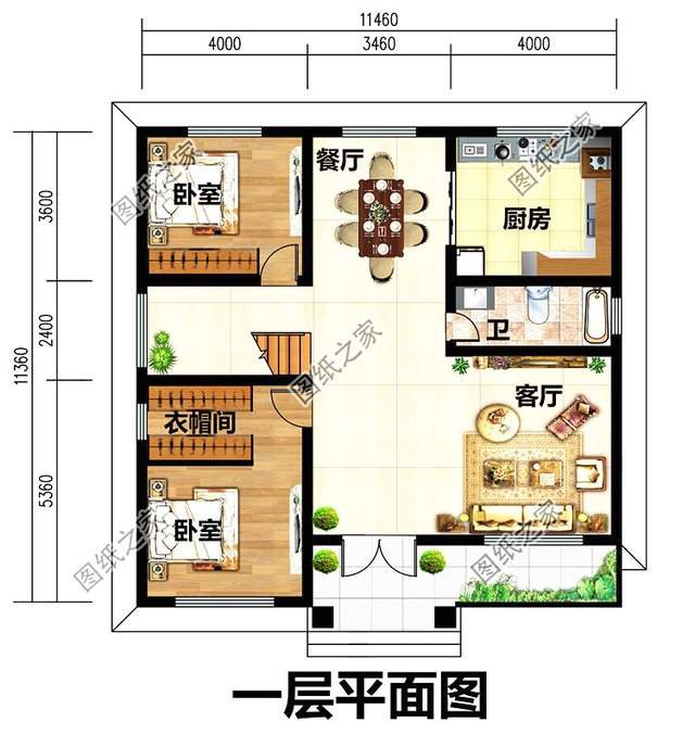 最適合農(nóng)村建房的三套簡單二層小別墅，打造一個舒適溫暖的家
