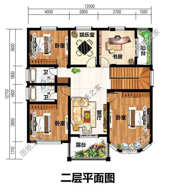 最適合農(nóng)村建房的三套簡單二層小別墅，打造一個舒適溫暖的家
