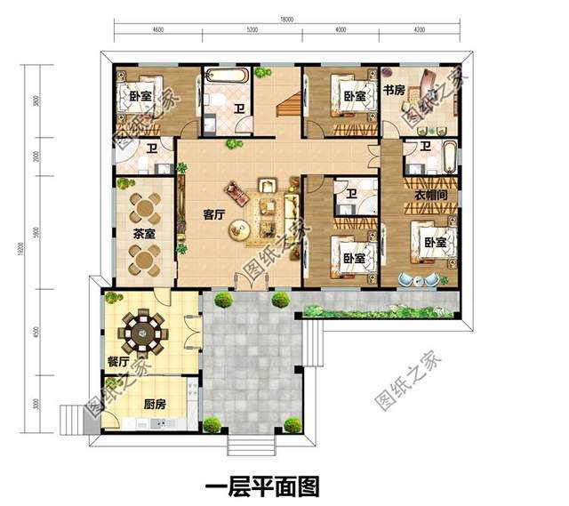 L型農(nóng)村別墅設(shè)計圖，實用舒適還美觀全安排到位了