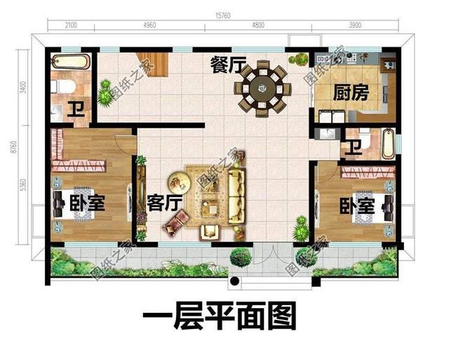 超現(xiàn)代二層房屋設(shè)計(jì)圖符合年輕人的審美，個(gè)性不張揚(yáng)，灑脫不隨性