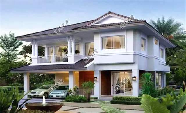 超現(xiàn)代二層房屋設(shè)計(jì)圖符合年輕人的審美，個(gè)性不張揚(yáng)，灑脫不隨性