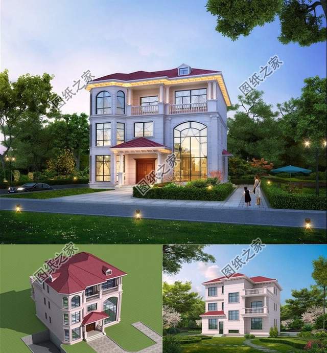 三層帶地下室別墅，娛樂居住兩不誤，生活樂無窮