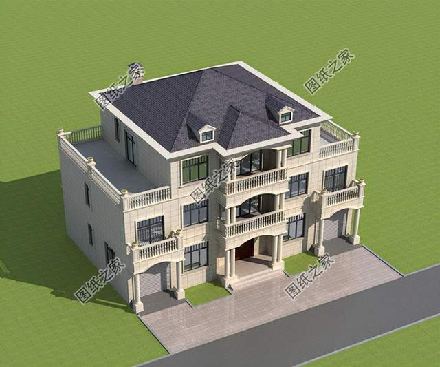 三層帶地下室別墅，娛樂居住兩不誤，生活樂無窮