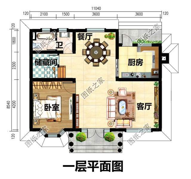 非常適合農(nóng)村自建的二層別墅設(shè)計(jì)圖紙，簡(jiǎn)約美觀，讓人心動(dòng)不已