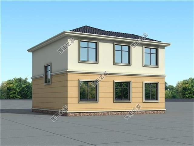 非常適合農(nóng)村自建的二層別墅設(shè)計(jì)圖紙，簡(jiǎn)約美觀，讓人心動(dòng)不已