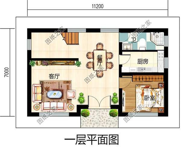 非常適合農(nóng)村自建的二層別墅設(shè)計(jì)圖紙，簡(jiǎn)約美觀，讓人心動(dòng)不已