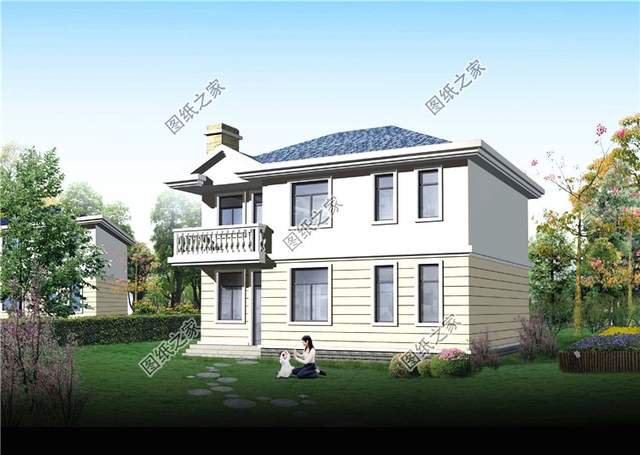 非常適合農(nóng)村自建的二層別墅設(shè)計(jì)圖紙，簡(jiǎn)約美觀，讓人心動(dòng)不已