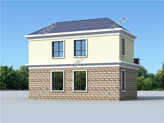 非常適合農(nóng)村自建的二層別墅設(shè)計(jì)圖紙，簡(jiǎn)約美觀，讓人心動(dòng)不已