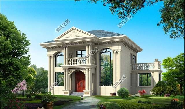 最接地氣的農(nóng)村二層自建房設計圖，帶配房煙氣裊裊芳香四溢