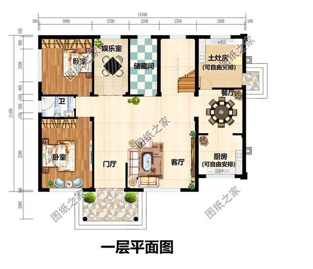 農(nóng)村二層小洋房怎么建，復(fù)式挑空設(shè)計(jì)造型保證高端大氣上檔次