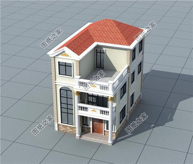 占地100平的三層鄉(xiāng)村小別墅，秀出你的別樣氣質