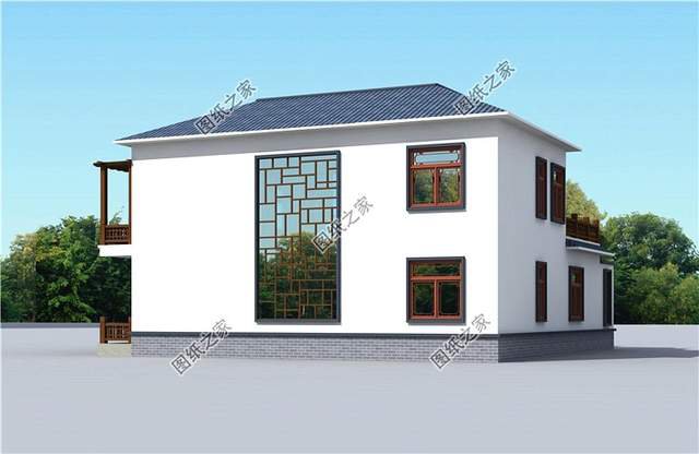 在農(nóng)村有一棟這樣的中式二層四合院，你就是人生的贏家