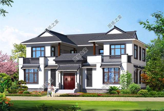 在農(nóng)村有一棟這樣的中式二層四合院，你就是人生的贏家