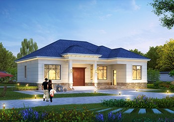 農(nóng)村7字形漂亮房子設(shè)計(jì)圖及外觀效果圖