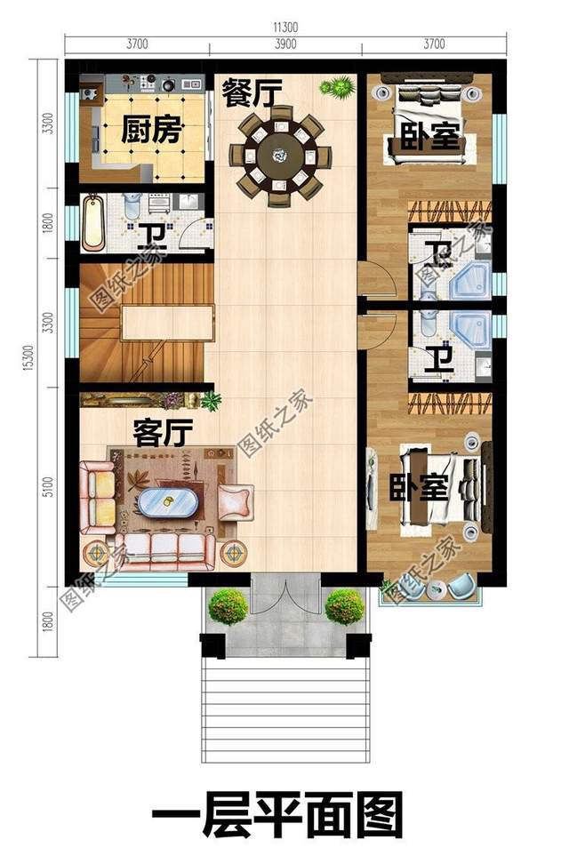 帶地下室的多功能二層農村自建房，隔熱防潮滿足大家的好多需求