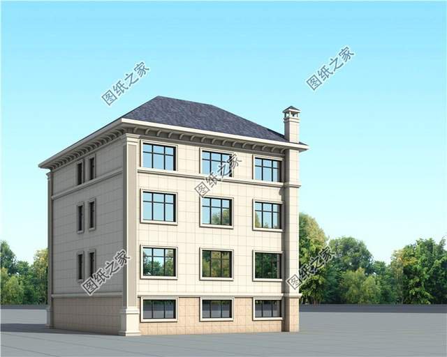 漂亮的房子百里挑一四層歐式別墅效果圖，滿足你對(duì)奢華的概念