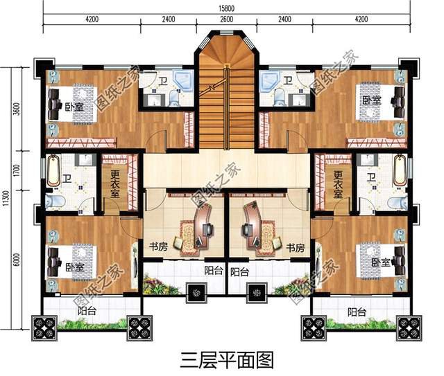 漂亮的房子百里挑一四層歐式別墅效果圖，滿足你對(duì)奢華的概念