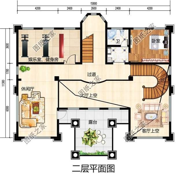 漂亮的房子百里挑一四層歐式別墅效果圖，滿足你對(duì)奢華的概念