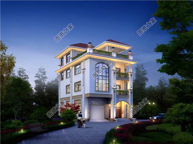 帶陽(yáng)臺(tái)四層別墅，喝茶晾曬兩不誤，生活樂(lè)無(wú)窮