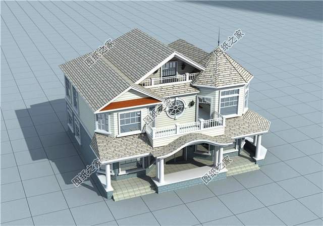 200平左右質(zhì)感十足的新農(nóng)村三層別墅設(shè)計圖，富貴之氣迎面而來