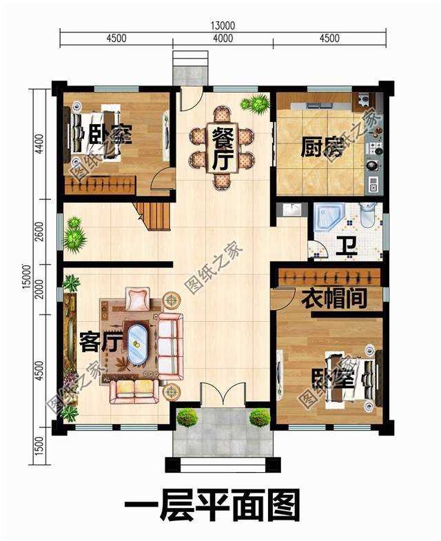 戶型對稱的農(nóng)村二層樓房設(shè)計圖，里面有一款絕對是你的選擇