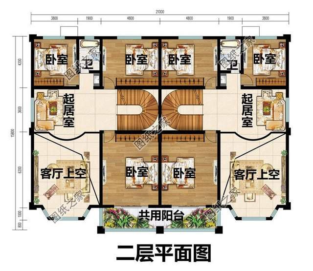 羅馬柱雙拼的大氣，農(nóng)村兄弟情誼深厚的證明