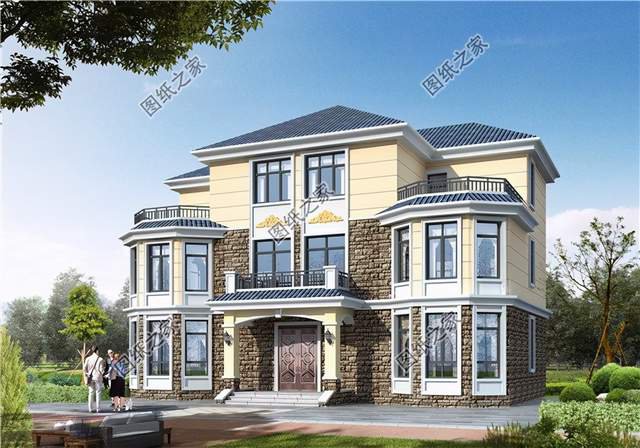 羅馬柱雙拼的大氣，農(nóng)村兄弟情誼深厚的證明