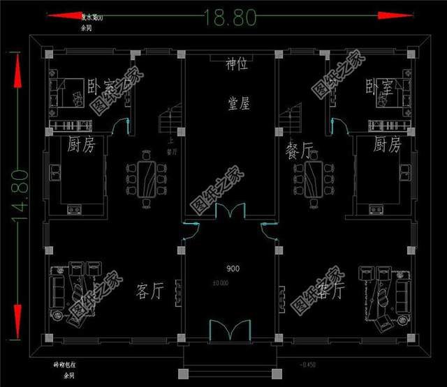 新中式雙拼別墅，傳統(tǒng)中帶著潮流的外形，兄弟姐妹的好選擇