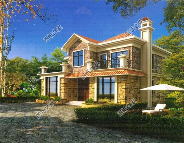 三款帶煙囪的二層鄉(xiāng)村別墅設(shè)計圖紙，給你不一樣的農(nóng)家生活