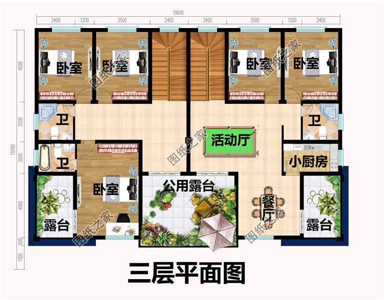 最新兄弟簡歐雙拼別墅