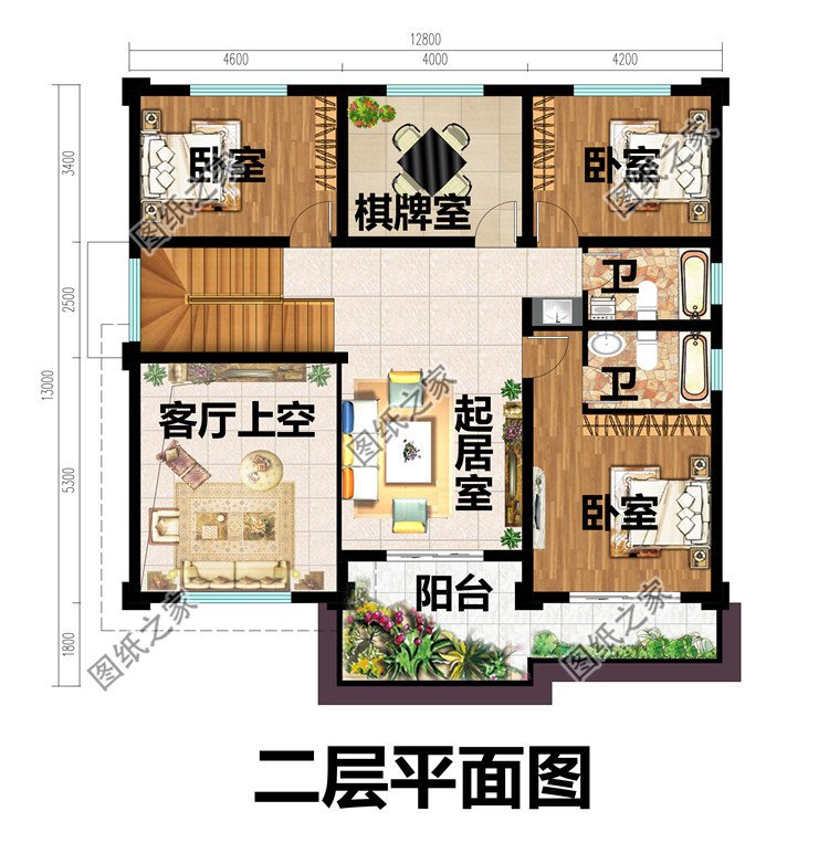 新農(nóng)村二層房屋設(shè)計(jì)圖紙