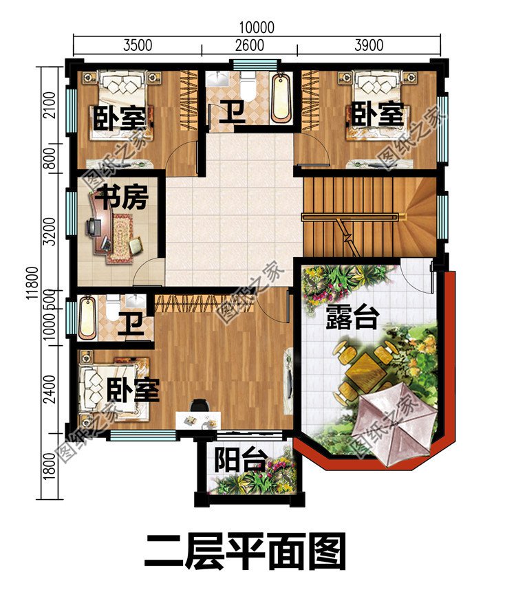 經(jīng)濟實用型二層農(nóng)村小別墅設(shè)計圖