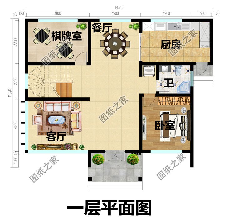 別致漂亮二層別墅設(shè)計(jì)圖紙