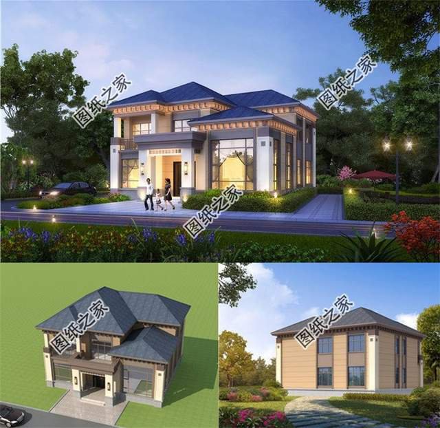 開間十二米進深十三米，外觀出彩，布局舒適的農(nóng)村別墅