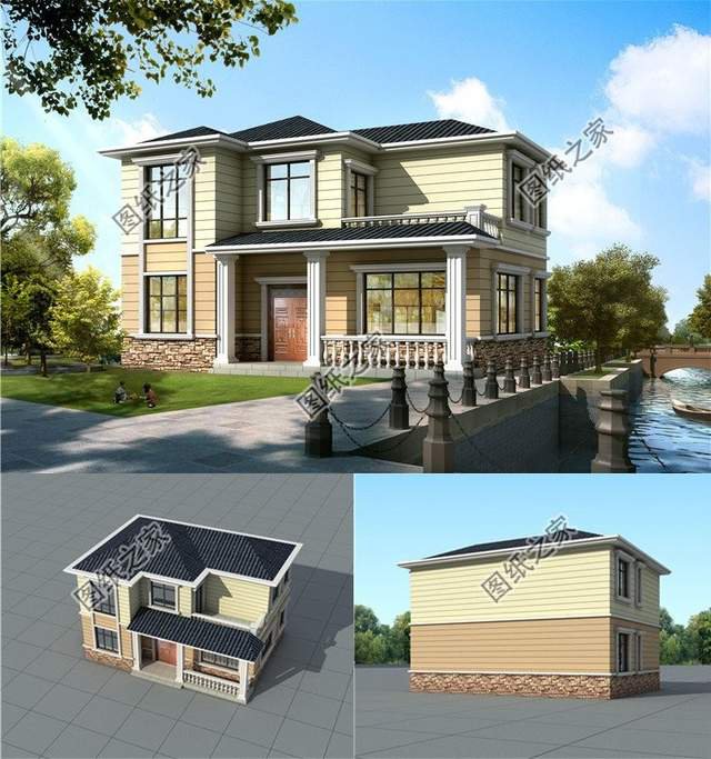 占地90平方的二層農(nóng)村房屋設(shè)計，讓我們的生活因它而溫暖