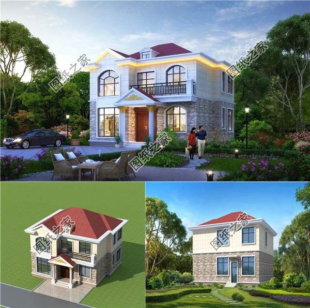 占地90平方的二層農(nóng)村房屋設(shè)計，讓我們的生活因它而溫暖