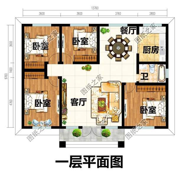 農(nóng)村徽派別墅設(shè)計(jì)圖，融中華文化之精華，享外界之贊嘆