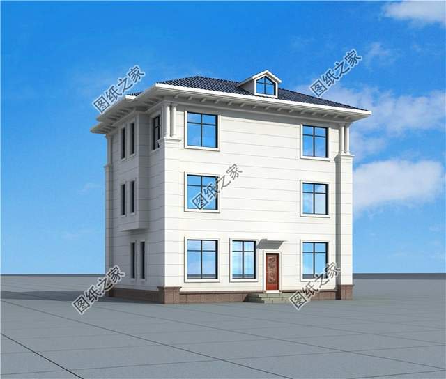 新農(nóng)村復(fù)式三層別墅戶型圖，不拘一格的豪華氣派，讓人贊嘆