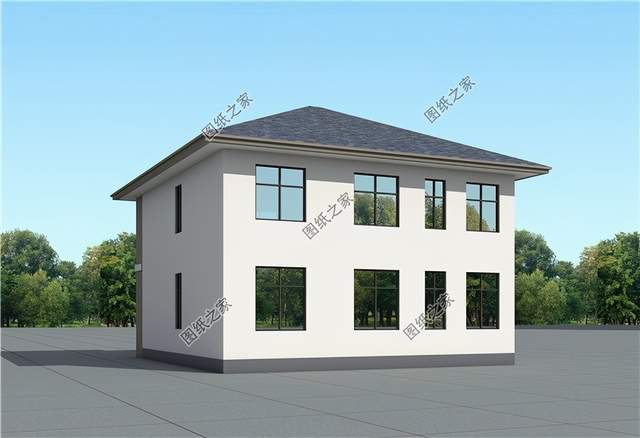 帶露臺的框架結(jié)構(gòu)別墅，悠閑愜意的舒適，這才是生活啊