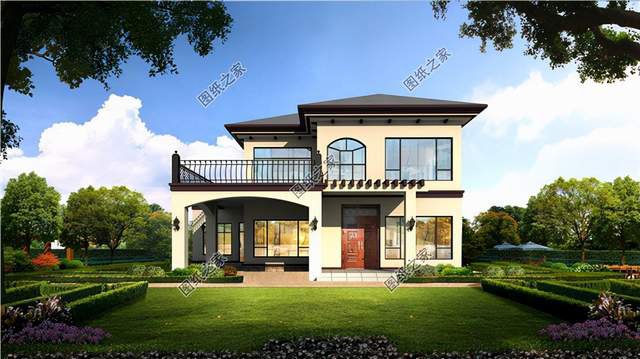 帶車庫的農(nóng)村別墅，方便生活，就是方便自己