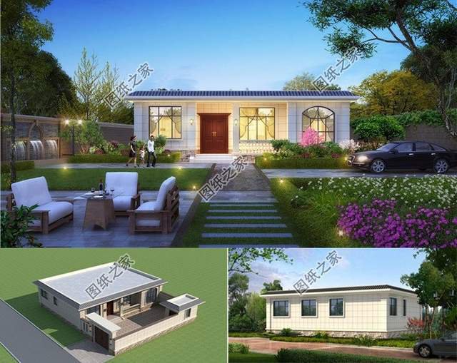 農(nóng)村一層平頂普通房，溫馨生活每一天