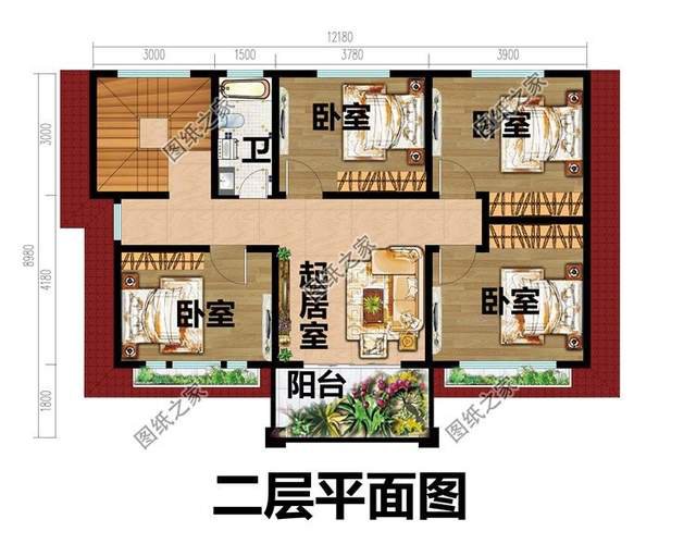 80平米二層別墅，格局雖不大，優(yōu)雅卻不同